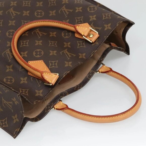 LOUIS VUITTON Monogram Sac Plat Hand Bag M51140 LV Auth 128776 - Picture 6 of 16